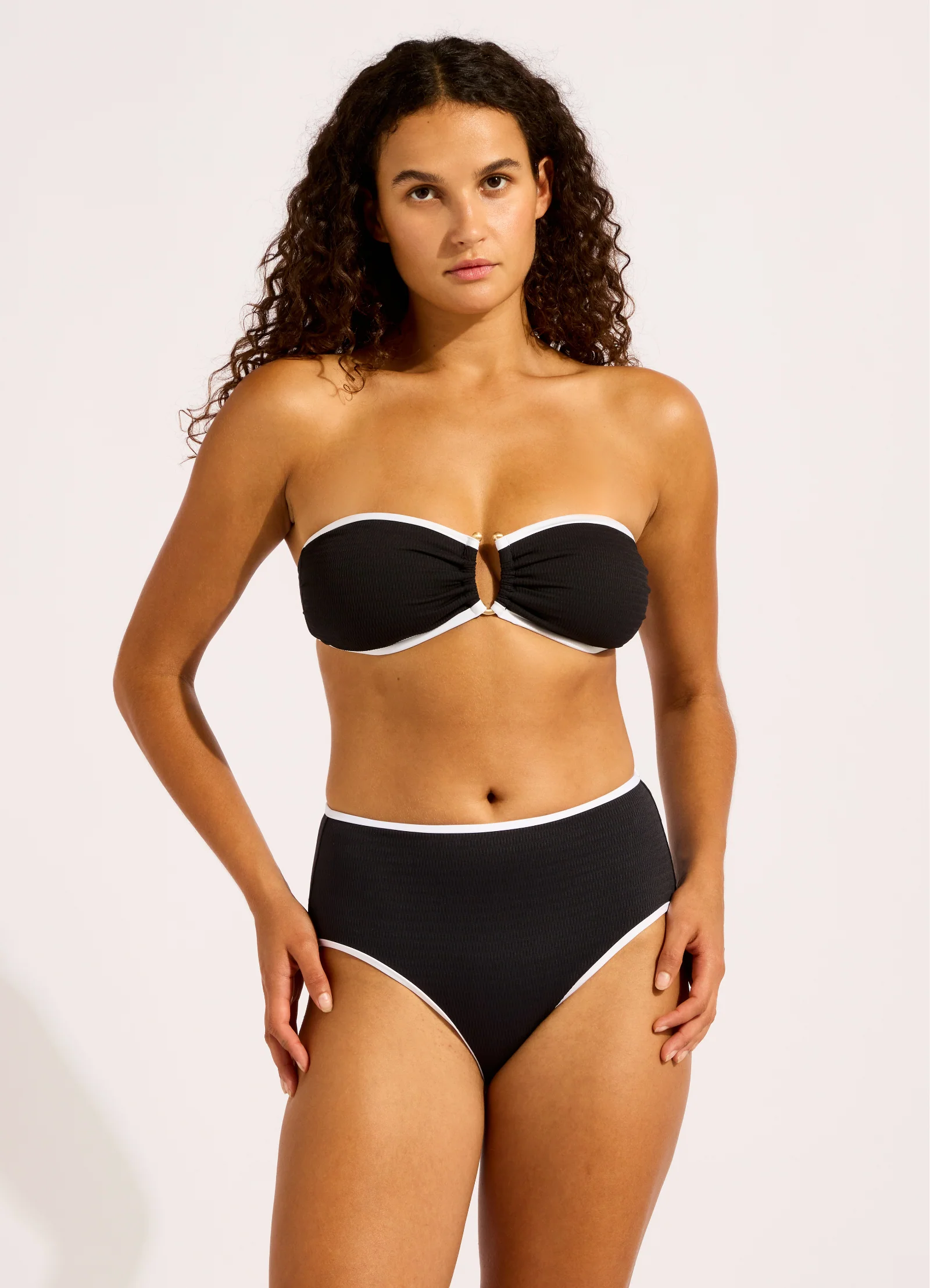 Beach Bound High Waist Bikini Bottom