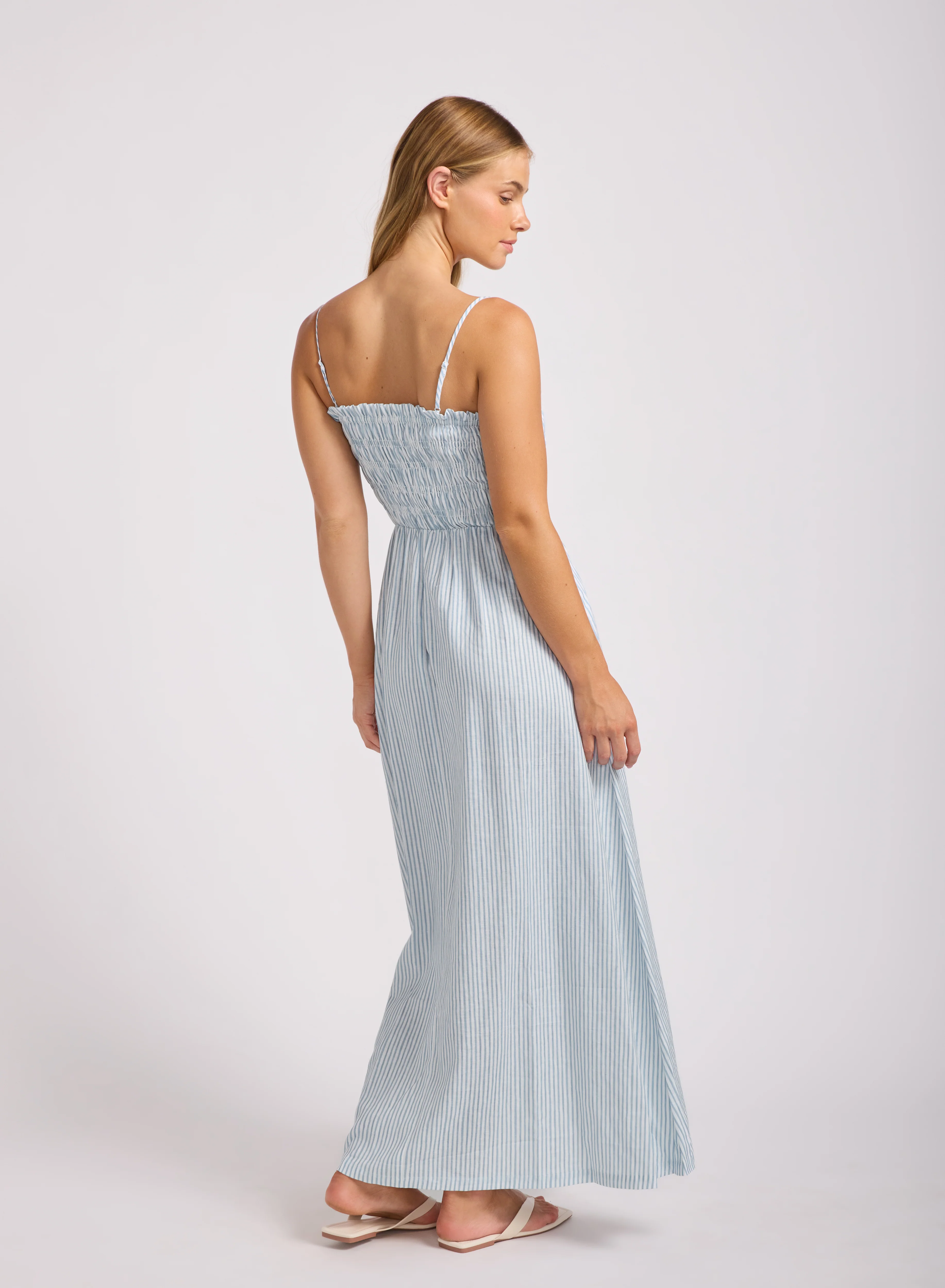Beachclub Shirred Maxi Dress - Image 3