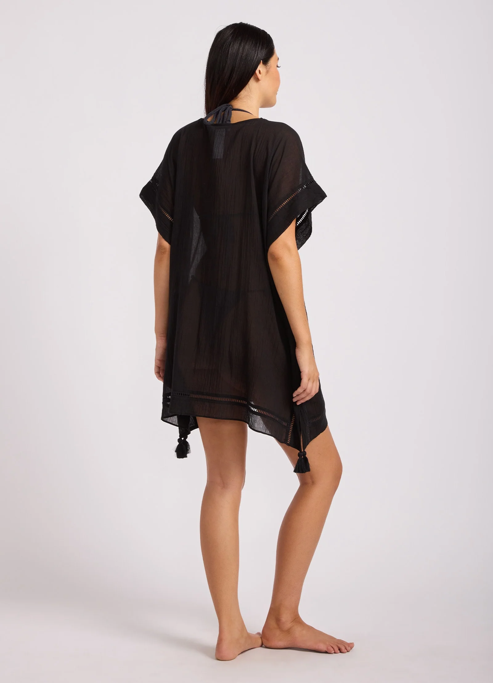 Crinkle Gauze Kaftan - Image 3