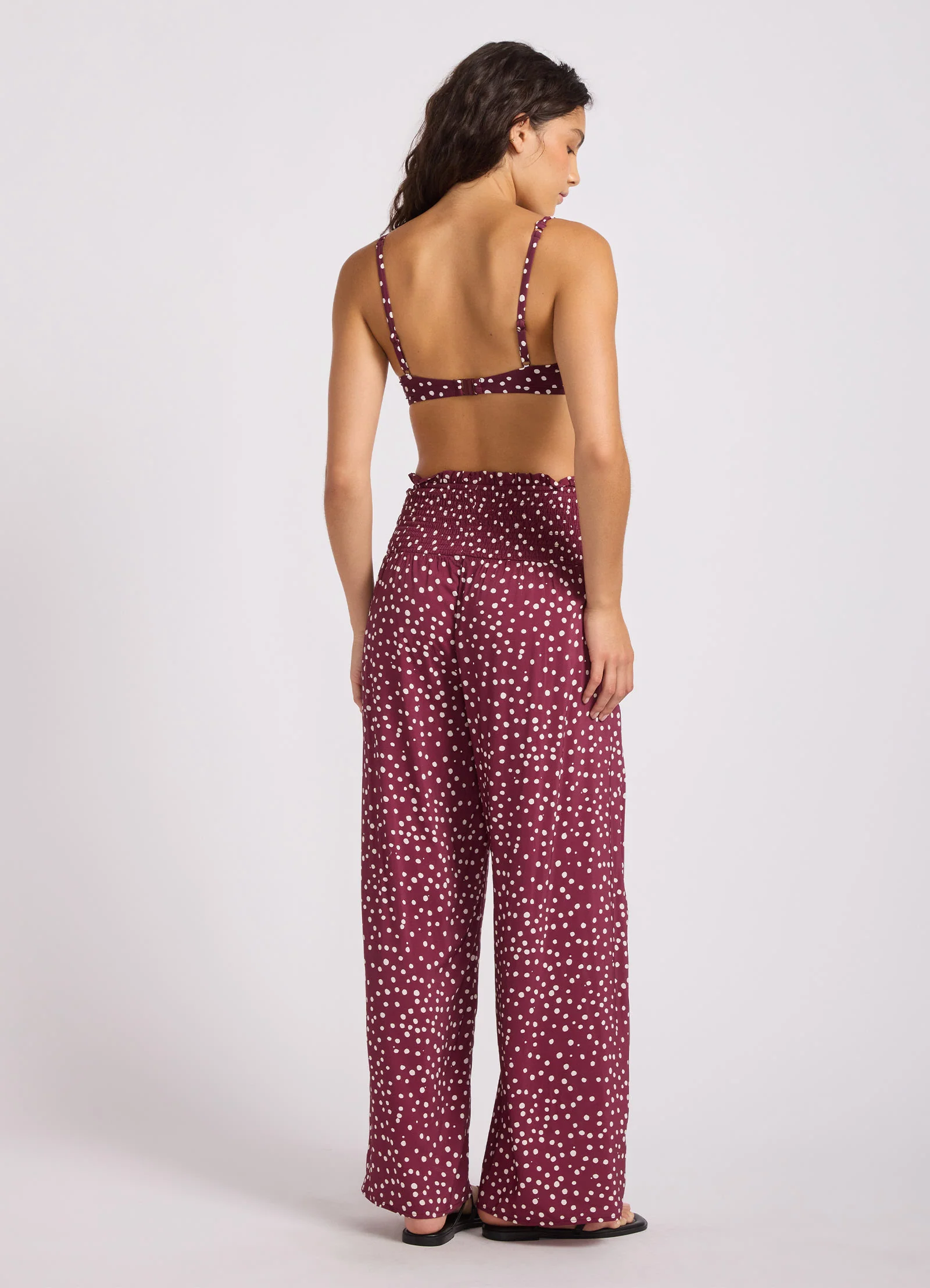 Dolce Dot Shirred Waist Pant - Image 4