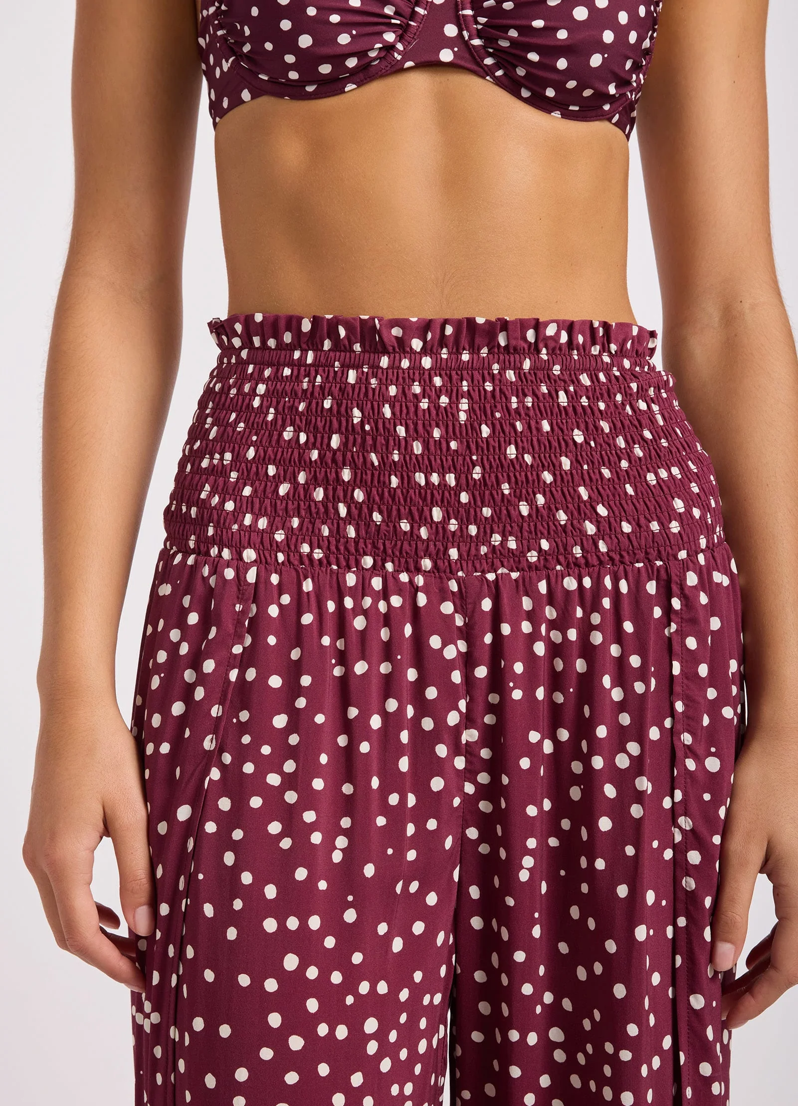 Dolce Dot Shirred Waist Pant - Image 5