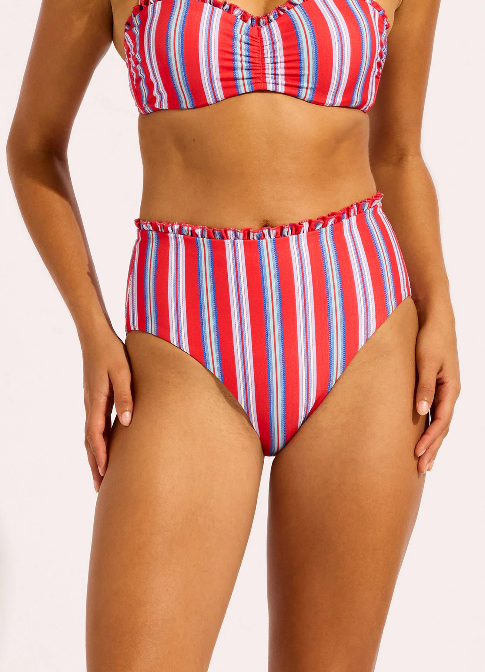 Positano High Waist Bikini Bottom - Image 4