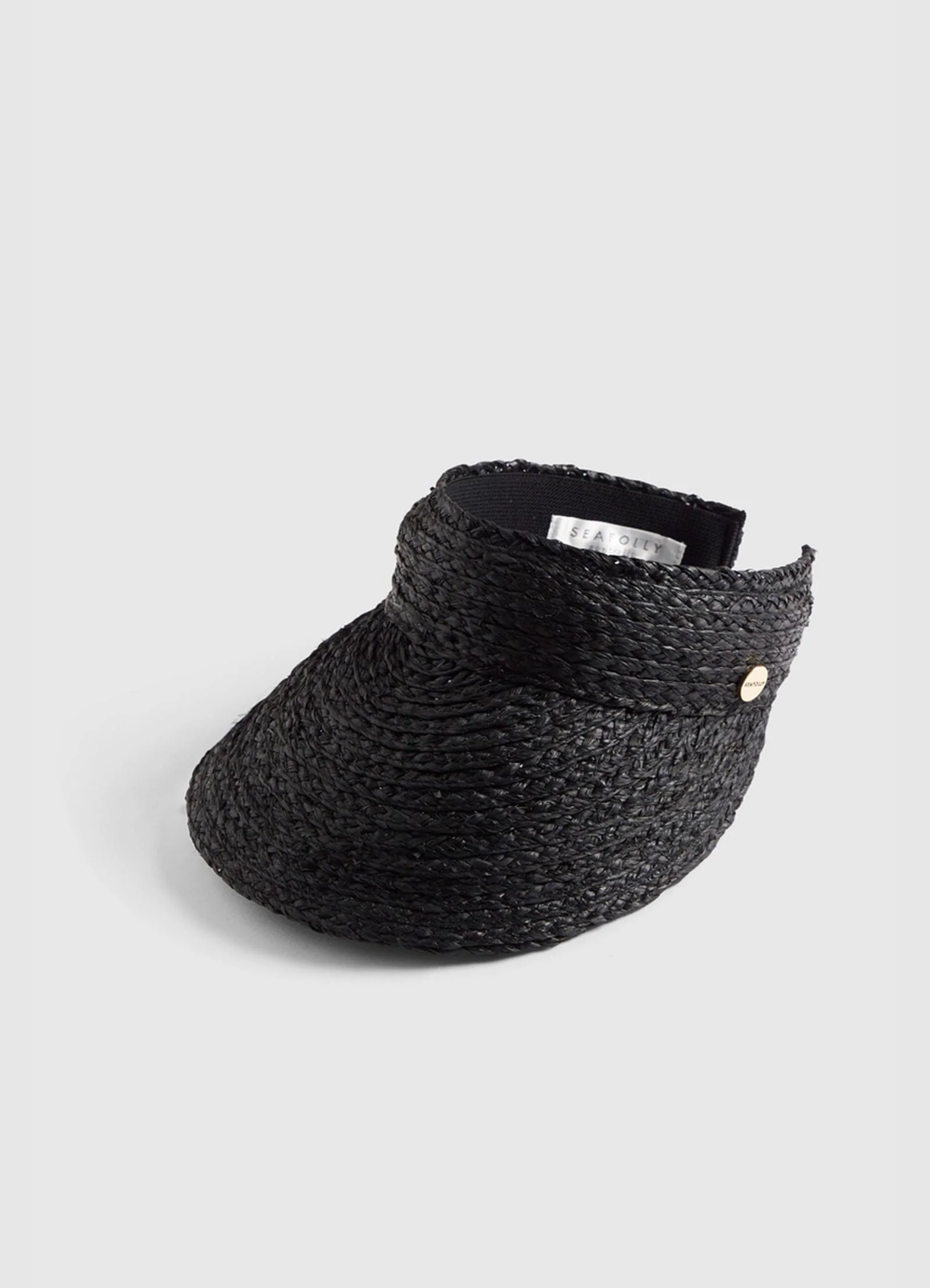 Raffia Visor - Black - Image 3
