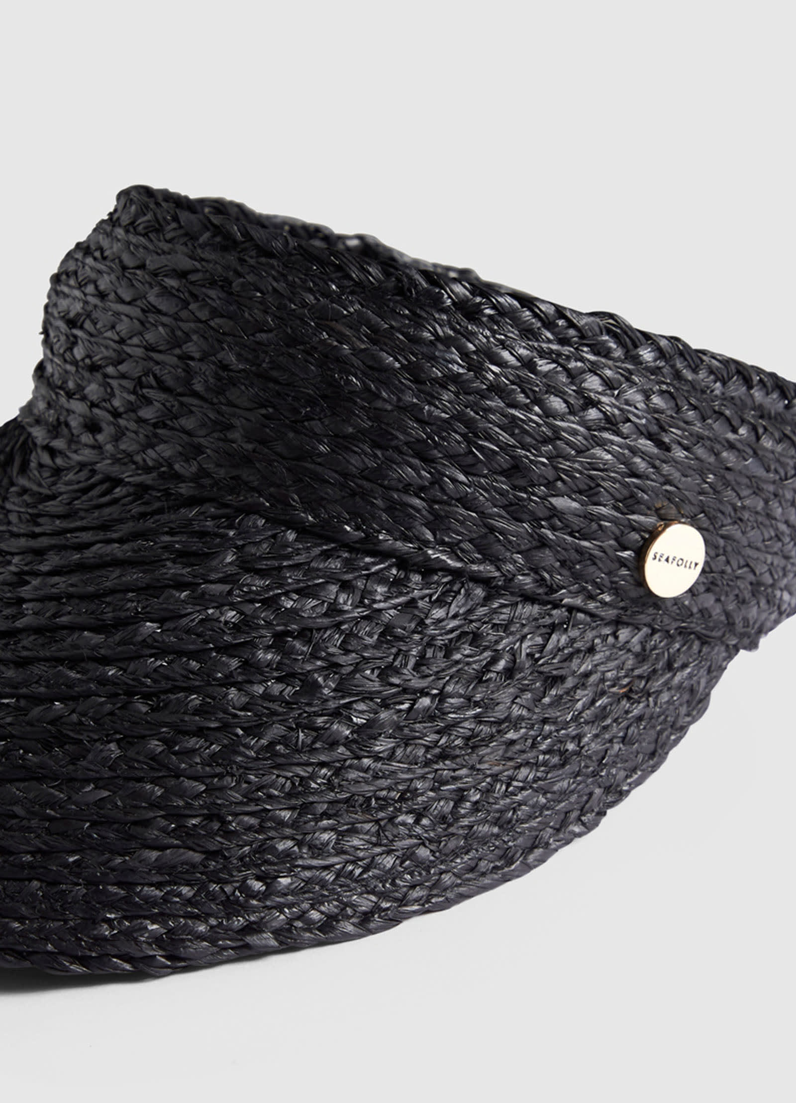 Raffia Visor - Black - Image 7