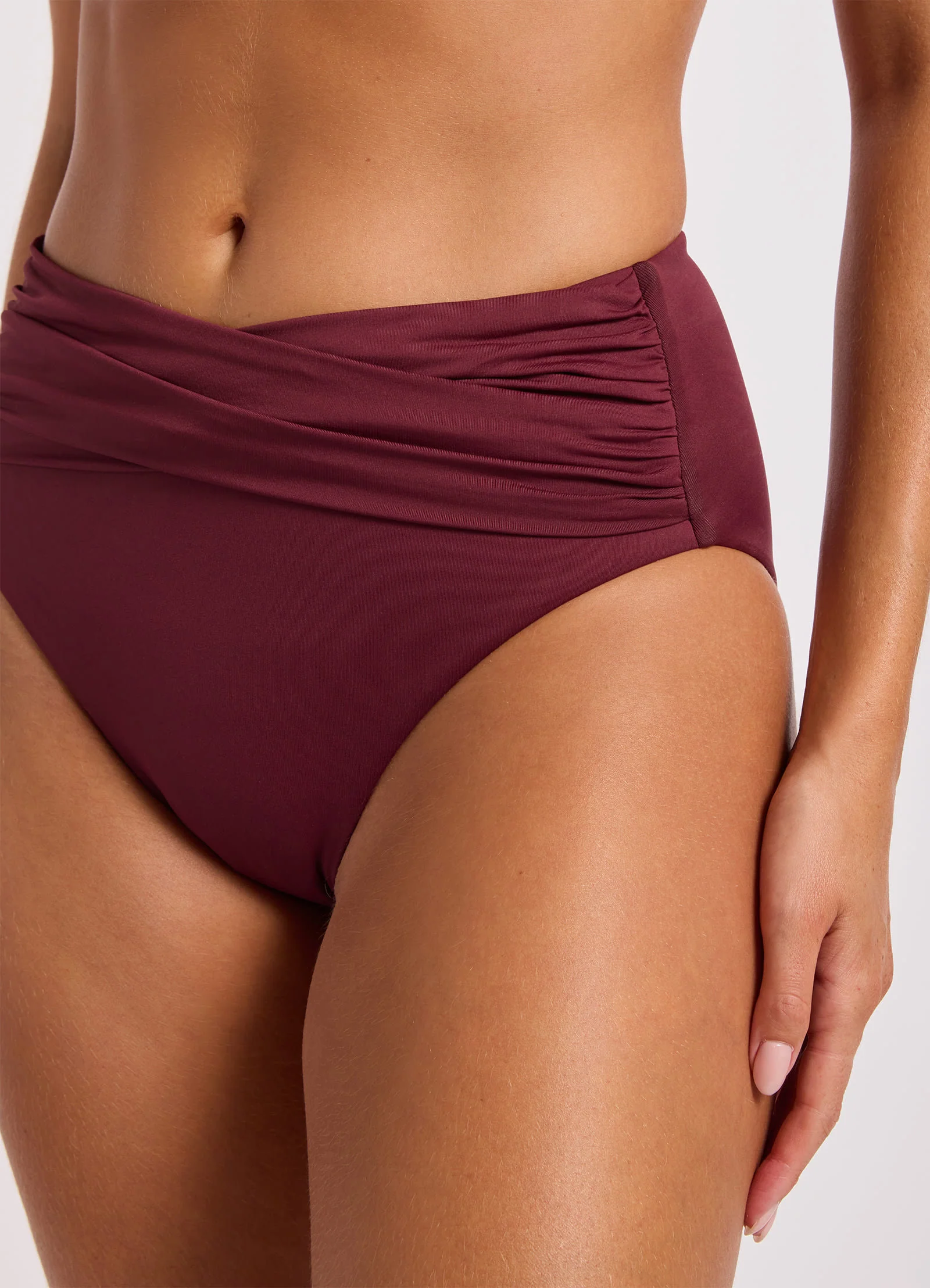 Seafolly Collective High Waist Wrap Front Bikini Bottom - Image 5