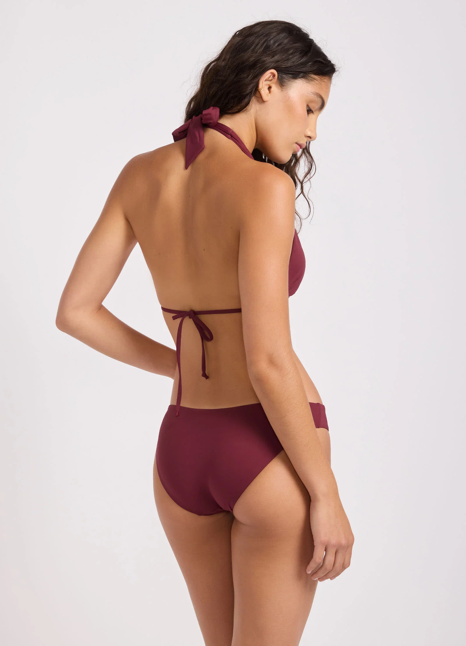Seafolly Collective Multi Fit Longline Triangle Bikini Top - Image 4