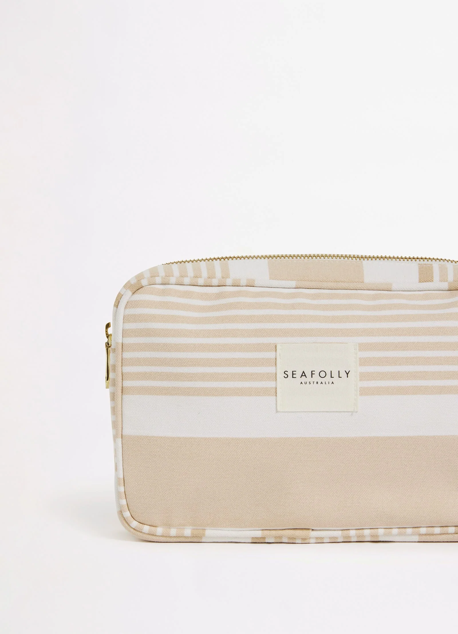 Striped Canvas Pouch - Image 3
